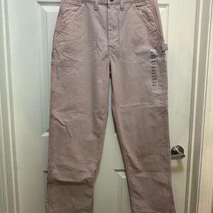 American Eagle Outfitters Men's Light Pink Carpenter Pants